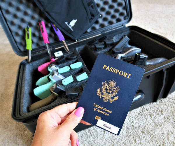 Airport Security Check with a Gun