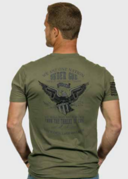 "The Patriot" Men's OD Green T-Shirt