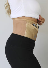 Petite Nude Zipper LITE Concealed Carry Corset Holster
