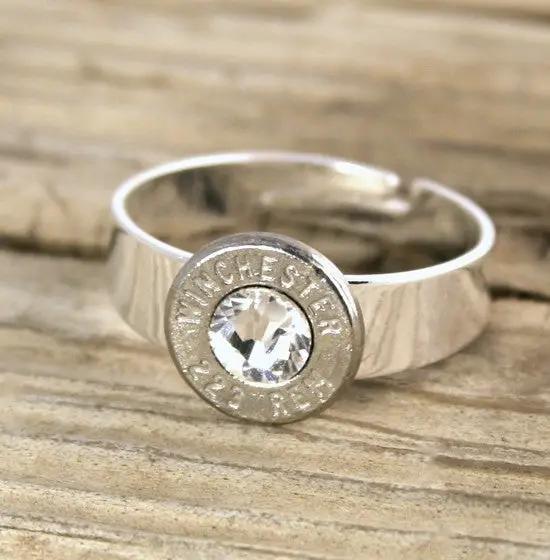 223 Bullet Ring AR-15, Nickel