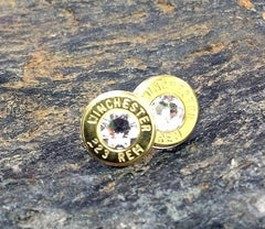 223 Bullet Head Stud Earrings