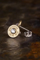 30-30 Bullet Head Stud Earrings