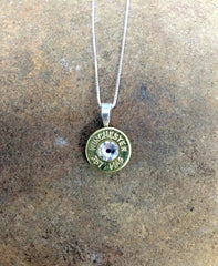 357 Mag Sterling Silver Bullet Head Necklace