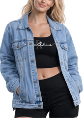 Branded Cropped Sports Bra