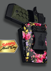 Universal Clam-Shell Trigger Guard & IWB Dark Spring Floral