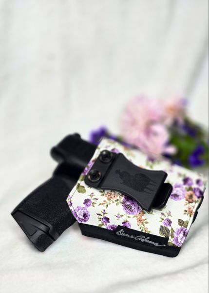 Universal Clam-Shell Trigger Guard & IWB Lavender Floral