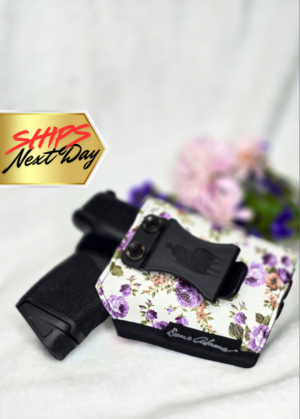 Universal Clam-Shell Trigger Guard & IWB Lavender Floral