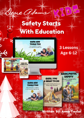 Lessons 1-3 Dene Adams KIDS 360-Degree Safety Program- DIGITAL & Paperback