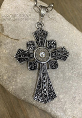 Cross Necklace, Antique & Black Custom Bullet Necklace, Nickel or Brass, 308, 30-06,  243, 45 Auto, 270, 6.5 Creedmoor, 7mm-08