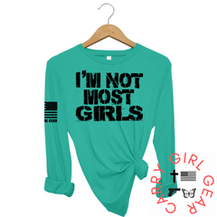 NOT MOST GIRLS Long Sleeve