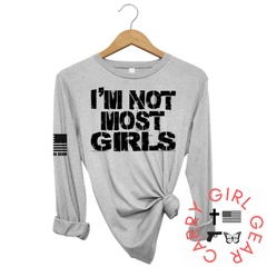 NOT MOST GIRLS Long Sleeve