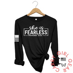 SHE IS FEARLESS Long Sleeve