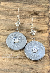12 Gauge Shotgun Dangle Earrings