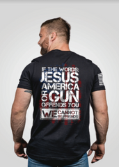 "God & Country" Men's T-Shirt- Black
