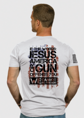 "God & Country" Men's T-Shirt- White